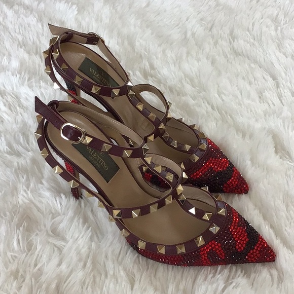 VALENTINO GARAVANI Camouflage Rockstud Pumps. - Picture 4 of 12